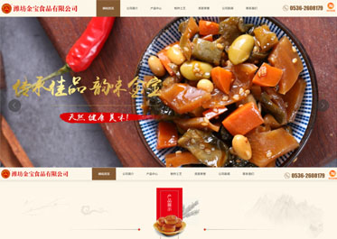 網(wǎng)站建設(shè)之濰坊食品類案例